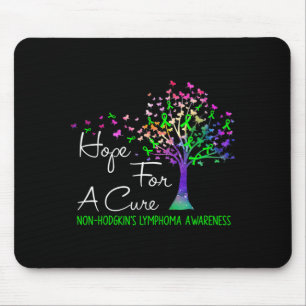 Tapis De Souris Arbre de sensibilisation au lymphome non hodgkinie
