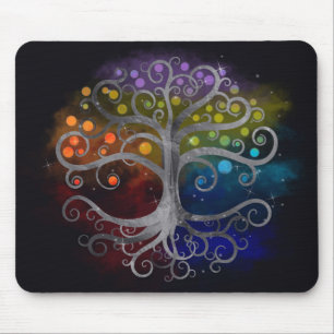 Tapis De Souris Arbre de vie Arbre de la Swirl