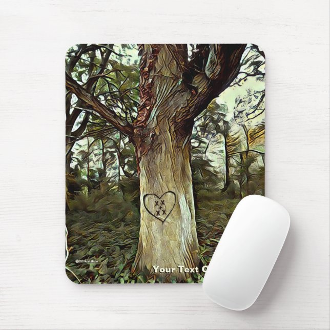 Tapis De Souris Arbre des amoureux (Avec souris)