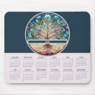 Tapis De Souris Arbre du calendrier de vie