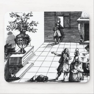 Tapis De Souris Arbre musical de chanson d'oiseau, c.1670 édité