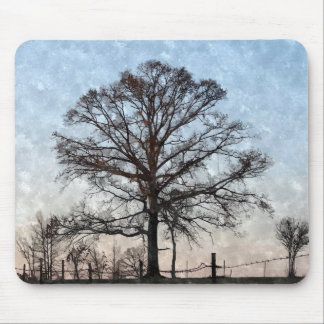 Tapis De Souris Arbre peint Mousepad