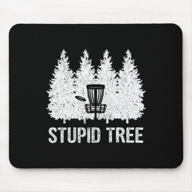 Tapis De Souris Arbre Stupide Disc Golf _1  (Devant)