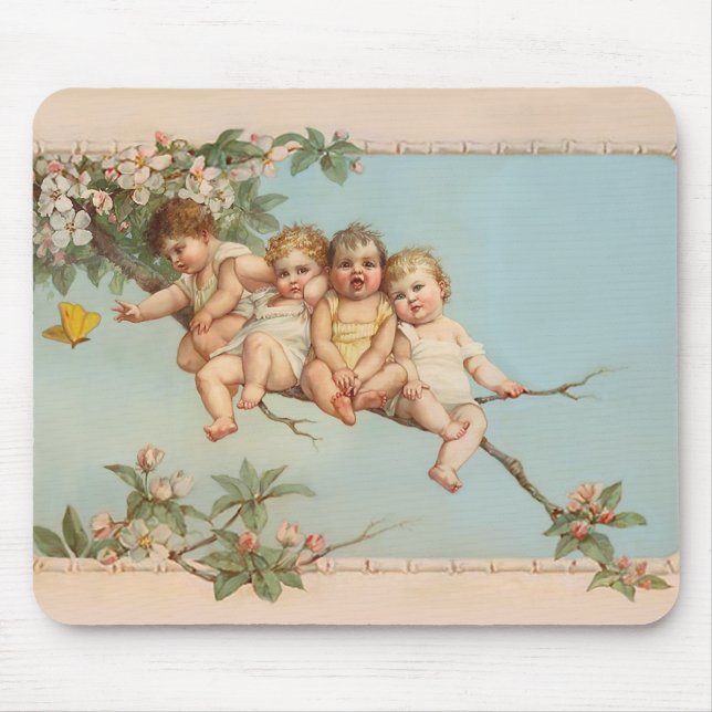 Tapis De Souris Arbre Top Babies (Devant)