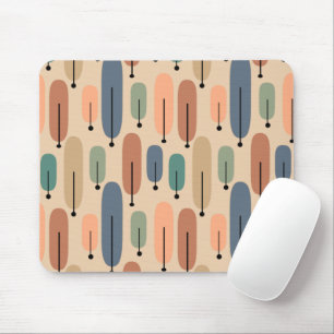 Tapis De Souris Arbres atomiques rétro