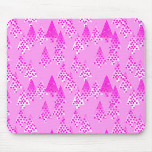 Tapis De Souris Arbres de Noël à fleurs modernes - orchidée & viol