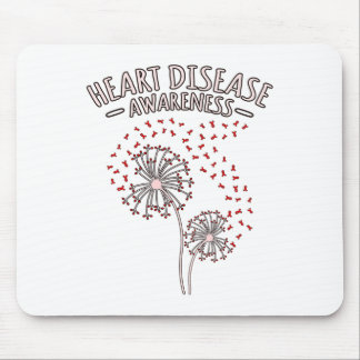 Tapis De Souris Arbres de sensibilisation à la maladie cardiaque S
