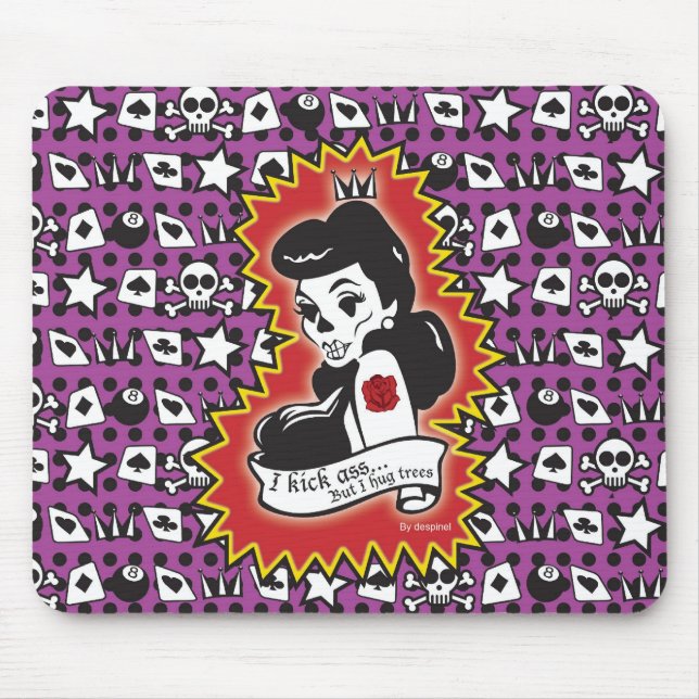 Tapis De Souris arbres d'étreinte (tapis de souris) (Devant)