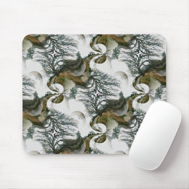 Tapis De Souris Arbres en hiver..... (Avec souris)