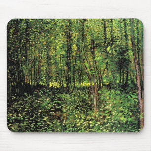Tapis De Souris Arbres Et Sous-Croissance