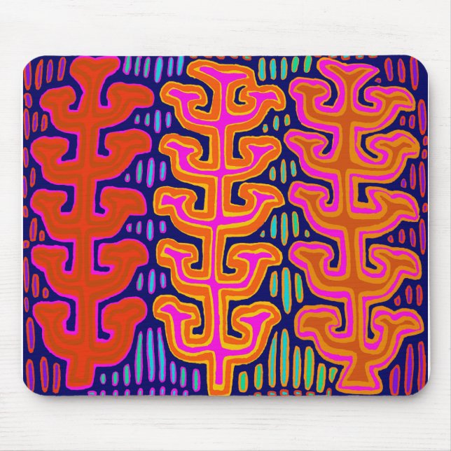 Tapis De Souris Arbres indiens Kuna (Devant)