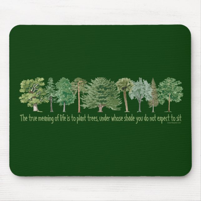 Tapis De Souris Arbres Plantes (Devant)