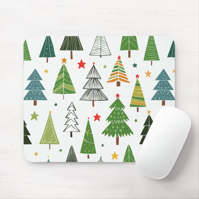 Tapis De Souris Arbres rétro (Avec souris)