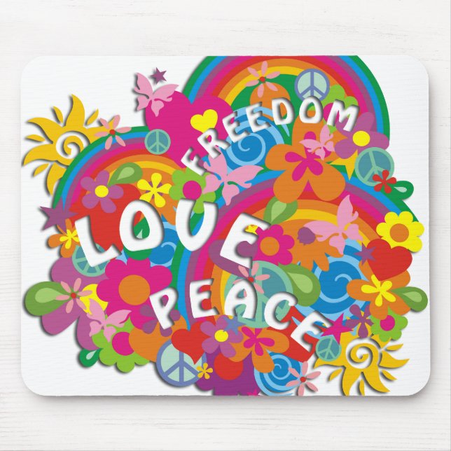 Tapis De Souris Arc en arc-en-ciel (Devant)