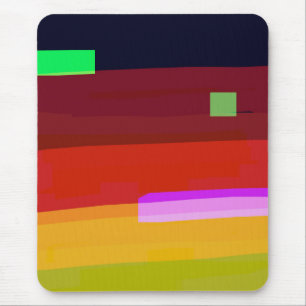 Tapis De Souris Arc-en-ciel Abstrait
