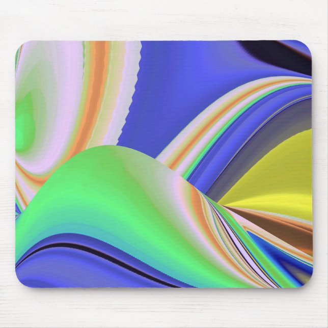 Tapis De Souris Arc-en-ciel Abstrait (Devant)