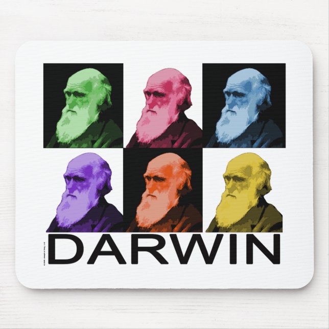 Tapis De Souris Arc-en-ciel Darwin (Devant)