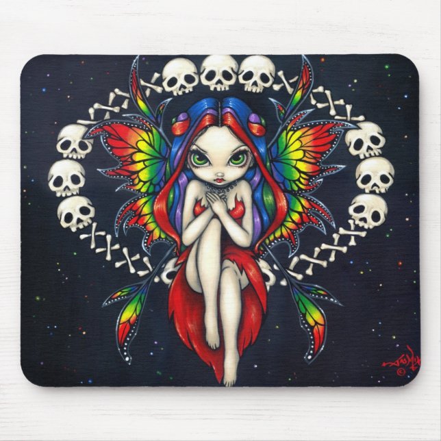 Tapis De Souris "Arc-en-ciel des os" Mousepad (Devant)