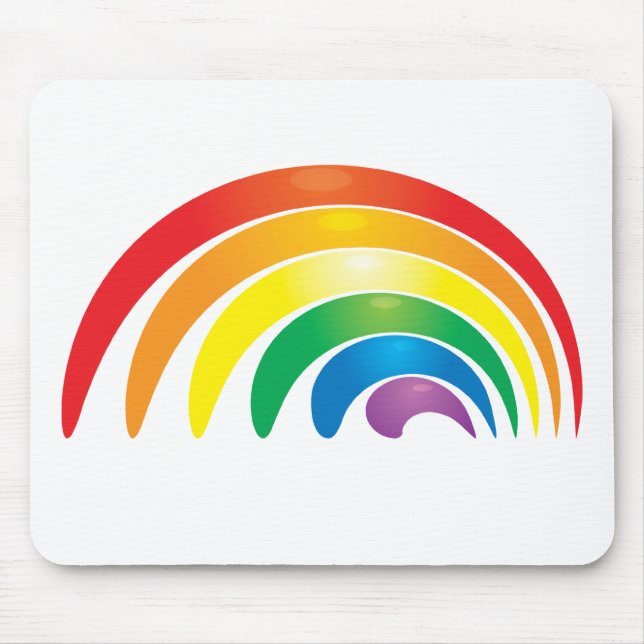 Tapis De Souris Arc-en-ciel élégant (Devant)
