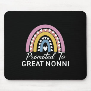 Tapis De Souris Arc En Ciel Promu À Great Nonni