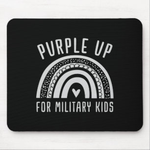 Tapis De Souris Arc-en-ciel _ Violet vers le haut Militaire Sensib