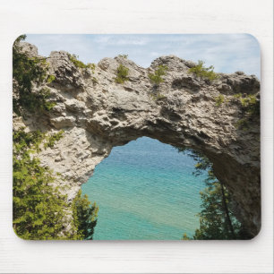 Tapis De Souris Arch Rock sur l'île Mackinac, Michigan