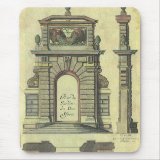 Tapis De Souris Arche de la porte de jardin vintage, architecture