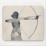 Tapis De Souris Archeresse aquarelle Silhouette<br><div class="desc">Tir à l'arc I par Grace Popp. | 138501D</div>