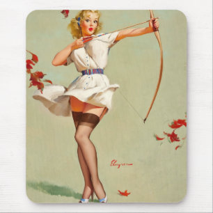 Tapis De Souris Archery Pin-up