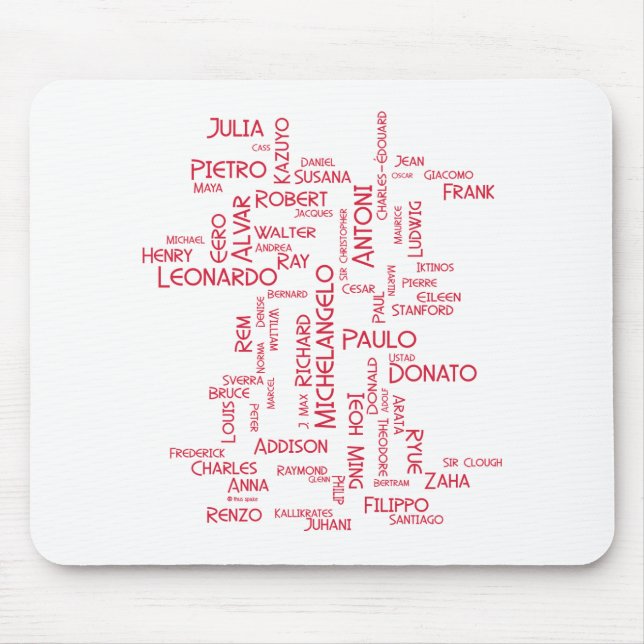 Tapis De Souris Architectes (Devant)