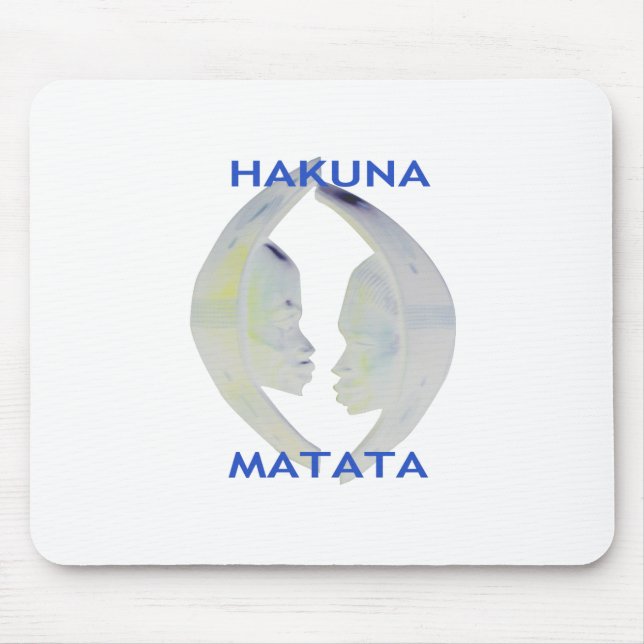 Tapis De Souris Architecture africaine Hakuna Matata (Devant)
