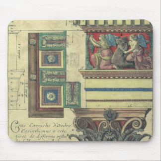 Tapis De Souris Architecture Ancienne, Colonne avec Moulure de Cor