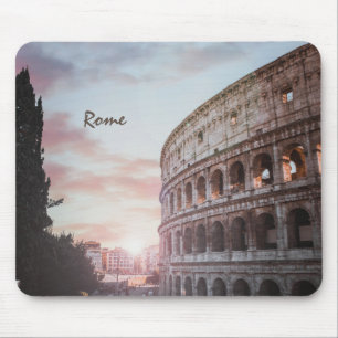 Tapis De Souris Architecture antique Rome coucher de soleil ville