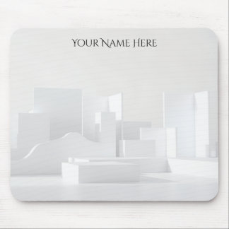 Tapis De Souris Architecture blanche minimaliste moderne