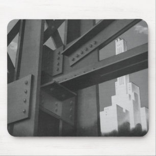Tapis De Souris Architecture de gratte-ciel de construction en aci