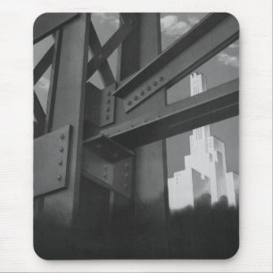 Tapis De Souris Architecture de gratte-ciel de construction en aci