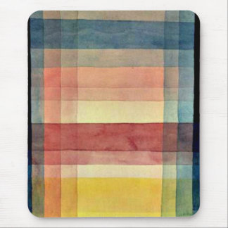 Tapis De Souris Architecture de la Plaine, art abstrait, Paul Klee