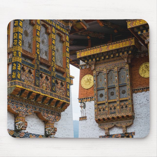 Tapis De Souris Architecture du dzong (Devant)