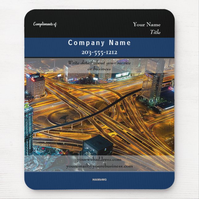 Tapis De Souris Architecture Mousepad promotionnelle HAMbyWG (Devant)