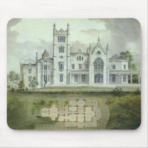 Tapis De Souris Architecture Vintage, Plans d'étage de Château Fra
