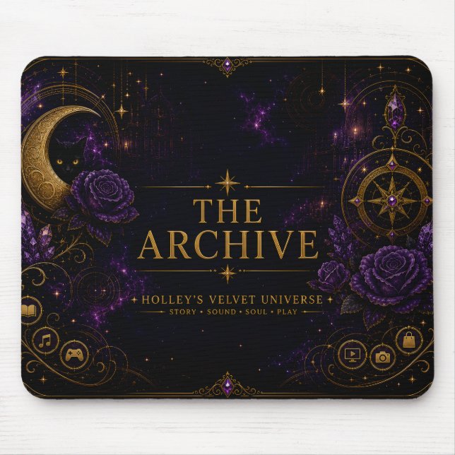 Tapis de souris Archive Gothic Celestial Galaxy (Devant)