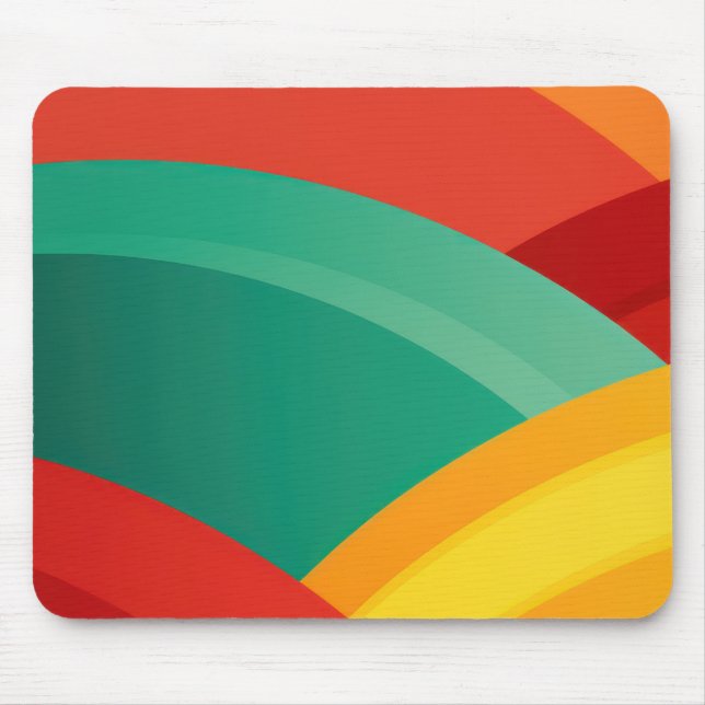 Tapis De Souris Arcs aux couleurs vives (Devant)