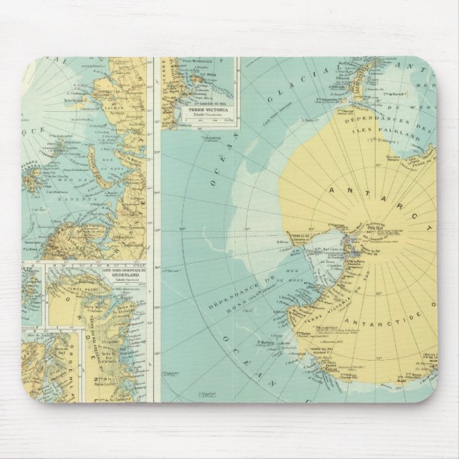 Tapis De Souris Arctique, Antarctique (Devant)