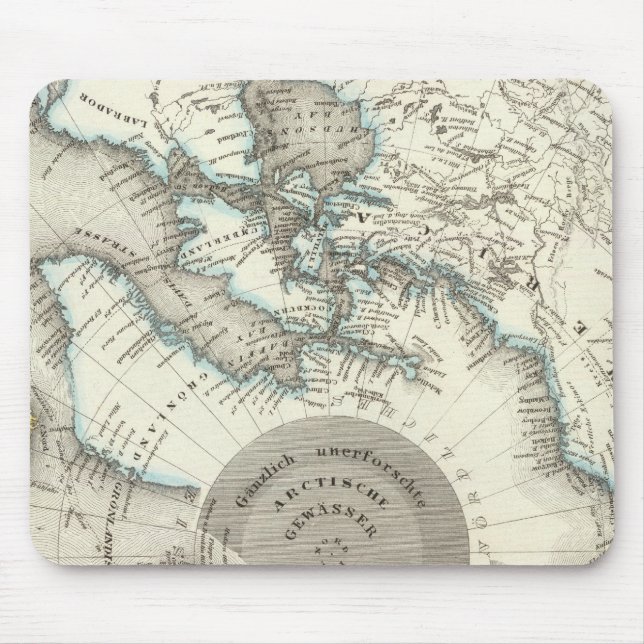 Tapis De Souris Arctique, hémisphère Nord (Devant)
