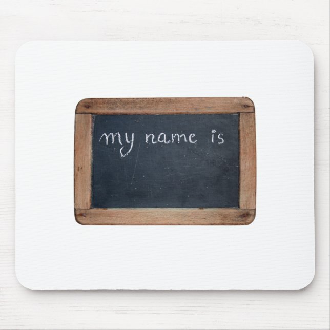 Tapis De Souris Ardoise #02 - Cours d'anglais (Devant)