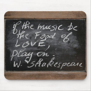Tapis De Souris Ardoise - Citation de W. Shakespeare -