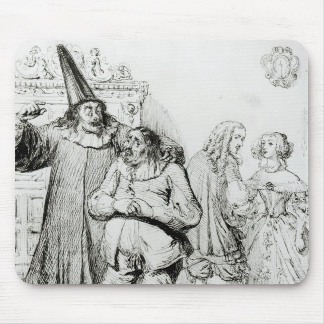 Tapis De Souris Argan et Monsieur Purgon (Devant)