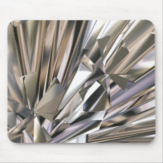 Tapis De Souris argent abstrait