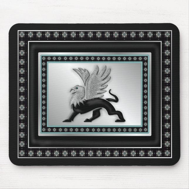 Tapis De Souris Argent Griffin (Devant)