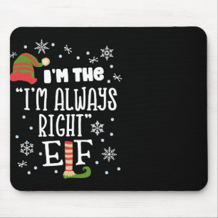 Tapis De Souris Argue Elf Correspondant Famille Groupe Noël T Noël